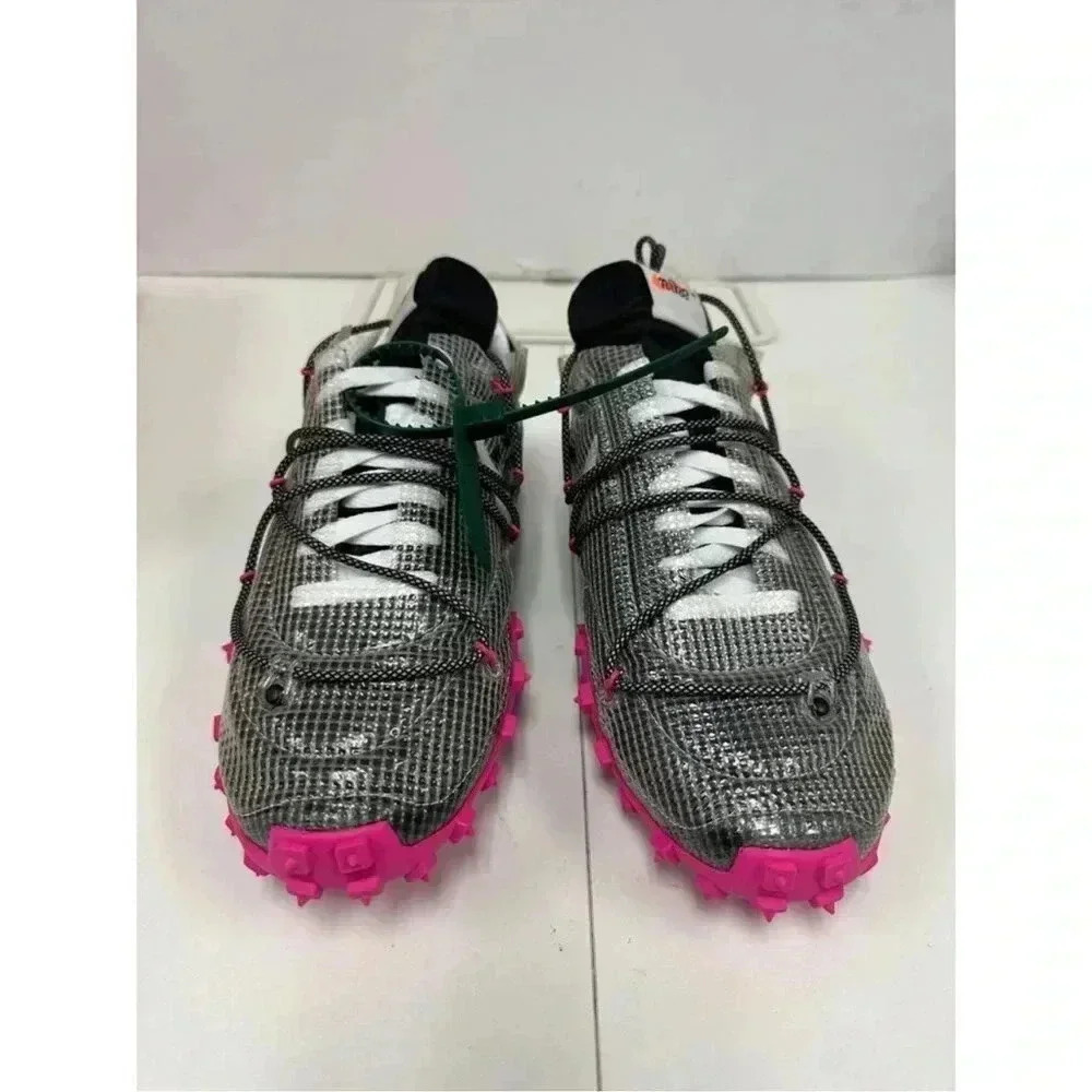 Off-White x Wmns Waffle Racer 'Fuchsia' size 11 - Picture 5 of 6